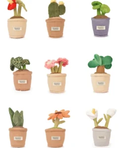 Doudou et Compagnie Peluche fleur - 9 cm - Botanique - Pois Jaune><noscript><img width=