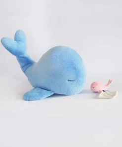 Doudou et Compagnie Peluche géante baleine bleue - 60 cm> Peluches Géantes