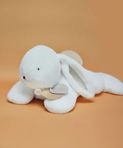 Doudou et Compagnie Peluche géante XXL Lapin beige - Happy Wild - 80 cm> Peluches Géantes|Peluches