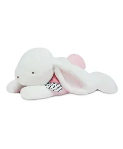 Doudou et Compagnie Peluche géante XXL Lapin rose - Happy Blush - 80 cm> Peluches Géantes|Peluches