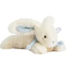 Doudou et Compagnie Peluche Lapin Bonbon Bleu - 20 cm> Peluches