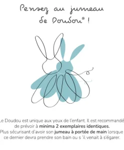 Doudou et Compagnie Peluche Lapin Bonbon Rose - 16 cm><noscript><img width=