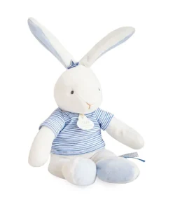 Doudou et Compagnie Peluche lapin matelot bleu - 25 cm> Peluches