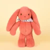 Doudou et Compagnie Peluche lapin orange 25 cm - Lapin Fleurette> Peluches