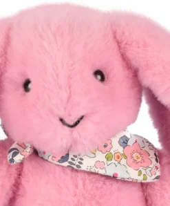 Doudou et Compagnie Peluche lapin rose 25 cm - Lapin Fleurette><noscript><img width=