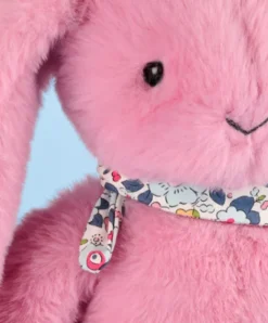 Doudou et Compagnie Peluche lapin Rose 35 cm - Lapin Fleurette><noscript><img width=