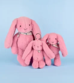 Doudou et Compagnie Peluche lapin Rose 35 cm - Lapin Fleurette><noscript><img width=