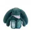 Doudou et Compagnie Peluche lapin vert 25 cm - Lapin Fleurette> Peluches