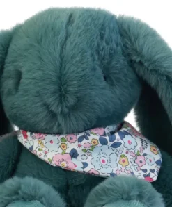 Doudou et Compagnie Peluche lapin Vert 35 cm - Lapin Fleurette><noscript><img width=