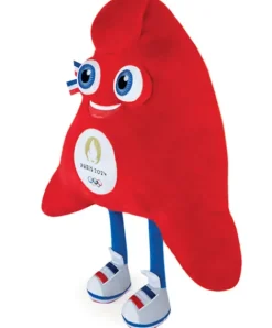 Doudou et Compagnie Peluche Mascotte Officielle Jeux Olympiques Paris 2024 - 50 cm><noscript><img width=