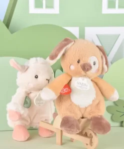 Doudou et Compagnie Peluche mouton - 17 cm - DOUDOU de la ferme avec boite sonore><noscript><img width=