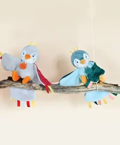 Doudou et Compagnie Peluche musicale oiseau-Cui-Cui -Terracotta><noscript><img width=