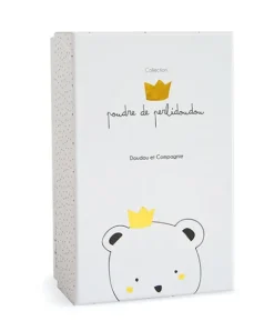 Doudou et Compagnie Peluche musicale ours Petit Roi marron - 14 cm><noscript><img width=
