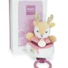Doudou et Compagnie Peluche musicale renne beige - 20 cm> Boîte À Musique