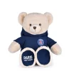 Doudou et Compagnie Peluche officielle OURS PSG capuche - 35 cm> Peluches