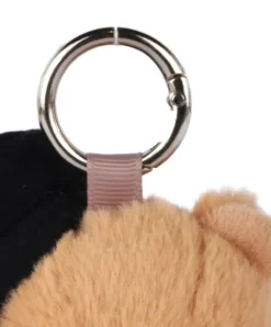 Doudou et Compagnie Peluche Ours beige - Porte-cle - Chef avec baguette - 15 cm><noscript><img width=