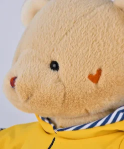 Doudou et Compagnie Peluche Ours Marin avec ciret jaune - 28 cm><noscript><img width=