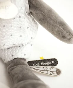 Doudou et Compagnie Peluche Panda gris avec doudou- Attrape-rêves - 28 cm><noscript><img width=