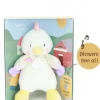 Doudou et Compagnie Peluche poule - 17 cm - DOUDOU de la ferme avec boite sonore> Peluches