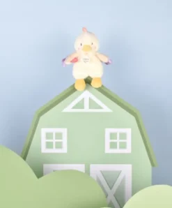 Doudou et Compagnie Peluche poule - 17 cm - DOUDOU de la ferme avec boite sonore><noscript><img width=
