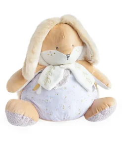 Doudou et Compagnie Peluche range pyjama lapin de sucre Blanc - 38 cm> Peluches