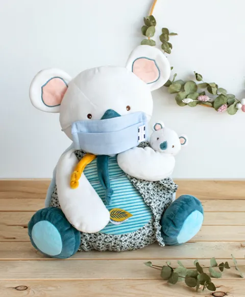 Doudou et Compagnie Peluche range pyjama Yoca le koala - 40 cm> Peluches Géantes|Peluches