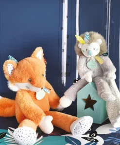 Doudou et Compagnie Peluche Renard roux Tiwipi - 30 cm><noscript><img width=