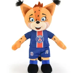 Doudou et Compagnie Peluche XXL PSG Mascotte Officielle - Germain Le Lynx 50 cm> Peluches Géantes|Peluches