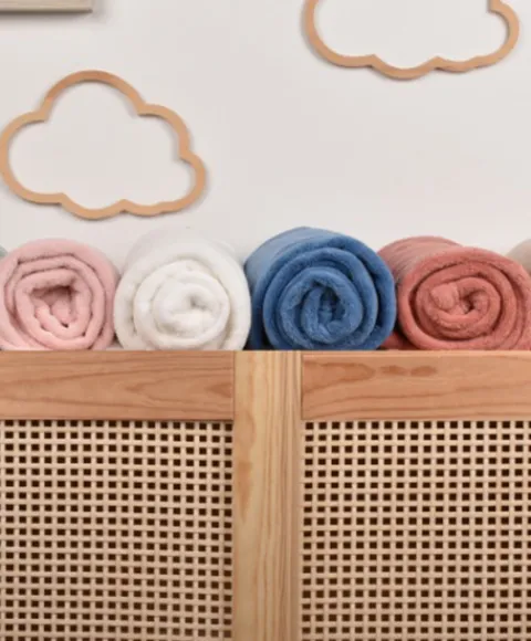 Doudou et Compagnie Plaid douceur 70*100cm - Bleu> Les Plaids