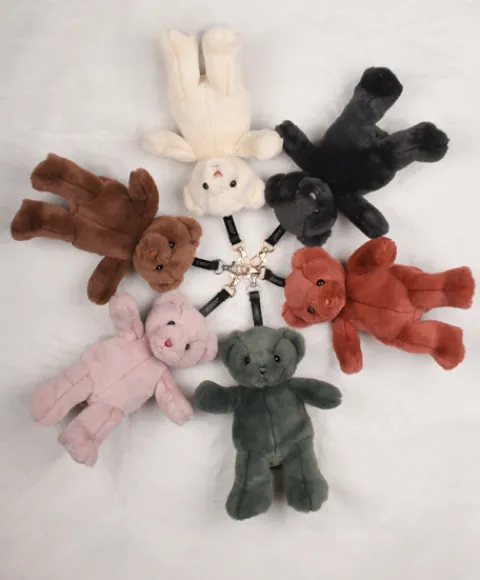 Doudou et Compagnie porte clé - Bijou de sac Ours peluche - 20 cm - Vert> Porte-Clé