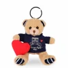 Doudou et Compagnie Porte clé Ours sweat marine Champs Elysées - 15 cm> Peluches|Les Ours En Peluche