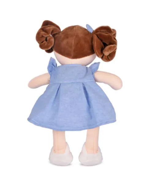 Doudou et Compagnie Poupee tissu PRETTY - Océane - 28 cm> Poupées De Chiffon