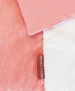 Doudou et Compagnie Tapis d'éveil Bébé - Corail / Blanc - 100 X 100 cm><noscript><img width=