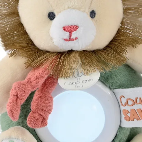 Doudou et Compagnie Veilleuse bébé Lion -15 cm> Veilleuses