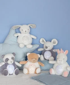 Doudou et Compagnie Veilleuse musicale et lumineuse Souris Grise - 20 cm> Veilleuses